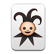 Émoji 🃏 Carte Joker sur Apple iOS 9.0.