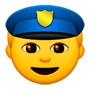 Émoji 👮 Officier De Police sur Apple iOS 9.0.