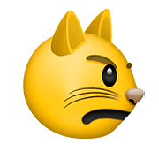 Emoji 😾 Gatto Imbronciato su Apple iOS 9.0.