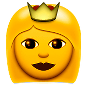 Emoji 👸 Principessa su Apple iOS 9.0.