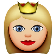 Émoji 👸🏼 Princesse : Peau Moyennement Claire sur Apple iOS 9.0.
