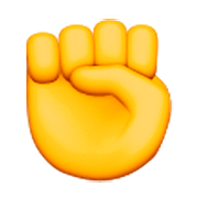 ✊ Emoji Puño En Alto en Apple iOS 9.0.