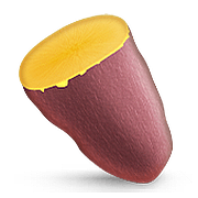 Emoji 🍠 Patata Dolce Arrosto su Apple iOS 9.0.