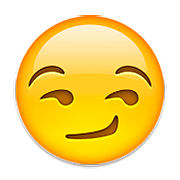 Emoji 😏 Faccina Con Sorrisetto su Apple iOS 9.0.