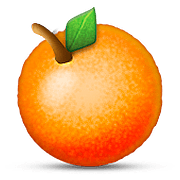 Émoji 🍊 Mandarine sur Apple iOS 9.0.