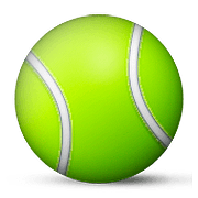 Emoji 🎾 Tennis su Apple iOS 9.0.
