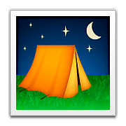 Émoji ⛺ Tente sur Apple iOS 9.0.