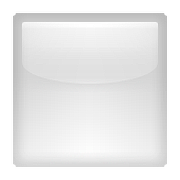 ⬜ Emoji Quadrado Branco Grande na Apple iOS 9.0.