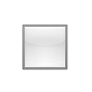 ▫️ Emoji Quadrado Branco Pequeno na Apple iOS 9.0.
