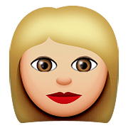 Émoji 👩🏼 Femme : Peau Moyennement Claire sur Apple iOS 9.0.
