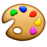 Emoji 🎨 Tavolozza Dei Colori su Apple iOS 9.3.
