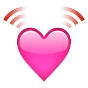 Émoji 💓 Cœur Battant sur Apple iOS 9.3.