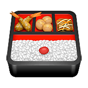 Émoji 🍱 Boîte Déjeuner sur Apple iOS 9.3.