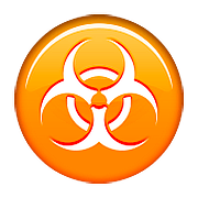 Émoji ☣️ Danger Biologique sur Apple iOS 9.3.