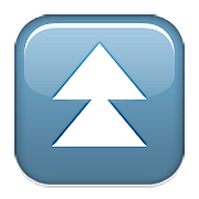 Emoji ⏫ Pulsante Doppia Freccia In Alto su Apple iOS 9.3.
