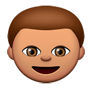 👦🏽 Emoji Niño: Tono De Piel Medio en Apple iOS 9.3.