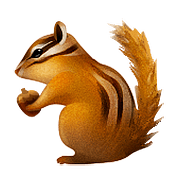 🐿️ Emoji Streifenhörnchen Apple iOS 9.3.