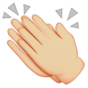 Emoji 👏🏼 Mani Che Applaudono: Carnagione Abbastanza Chiara su Apple iOS 9.3.