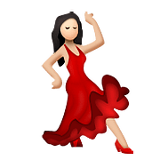💃🏻 Emoji tanzende Frau: helle Hautfarbe Apple iOS 9.3.
