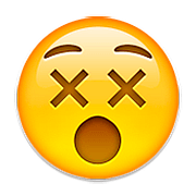 Emoji 😵 Faccina Frastornata su Apple iOS 9.3.