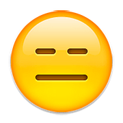 😑 Emoji ausdrucksloses Gesicht Apple iOS 9.3.