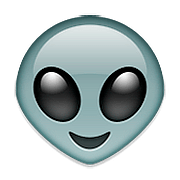 Émoji 👽 Alien sur Apple iOS 9.3.
