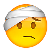 Emoji 🤕 Faccina Bendata su Apple iOS 9.3.