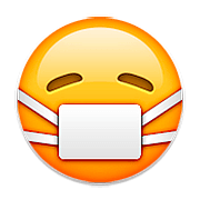 😷 Emoji Rosto Com Máscara Médica na Apple iOS 9.3.