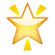 Émoji 🌟 étoile Brillante sur Apple iOS 9.3.