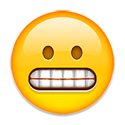 Emoji 😬 Faccina Con Smorfia su Apple iOS 9.3.