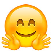 Emoji 🤗 Faccina Che Abbraccia su Apple iOS 9.3.