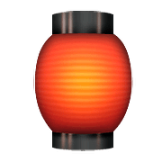 Émoji 🏮 Lampion Rouge sur Apple iOS 9.3.