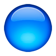 🔵 Emoji Círculo Azul Grande en Apple iOS 9.3.