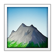 ⛰️ Emoji Montanha na Apple iOS 9.3.