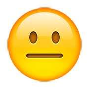 😐 Emoji Cara Neutral en Apple iOS 9.3.
