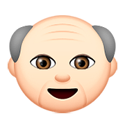 Emoji 👴🏻 Uomo Anziano: Carnagione Chiara su Apple iOS 9.3.