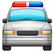 🚔 Emoji Vorderansicht Polizeiwagen Apple iOS 9.3.