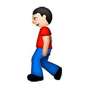 🚶🏻 Emoji Pessoa Andando: Pele Clara na Apple iOS 9.3.