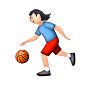 Émoji ⛹🏻 Personne Avec Ballon : Peau Claire sur Apple iOS 9.3.