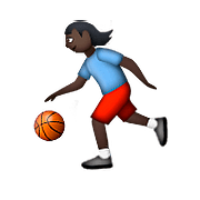 Émoji ⛹🏿 Personne Avec Ballon : Peau Foncée sur Apple iOS 9.3.