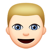 👱🏻 Emoji Person: helle Hautfarbe, blondes Haar Apple iOS 9.3.