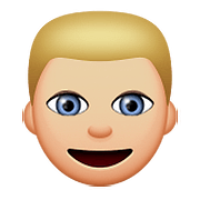 👱🏼 Emoji Person: mittelhelle Hautfarbe, blondes Haar Apple iOS 9.3.