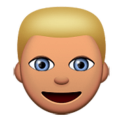 👱🏽 Emoji Persona Adulta Rubia: Tono De Piel Medio en Apple iOS 9.3.