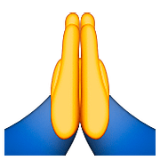 🙏 Emoji Manos En Oración en Apple iOS 9.3.