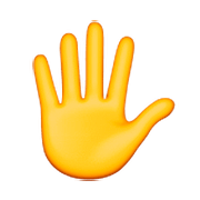 🖐️ Emoji Hand mit gespreizten Fingern Apple iOS 9.3.