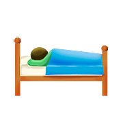 🛌 Emoji im Bett liegende Person Apple iOS 9.3.