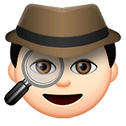 Emoji 🕵🏻 Detective: Carnagione Chiara su Apple iOS 9.3.