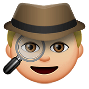 🕵🏼 Emoji Detektiv(in): mittelhelle Hautfarbe Apple iOS 9.3.