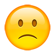 Emoji 🙁 Faccina Leggermente Imbronciata su Apple iOS 9.3.