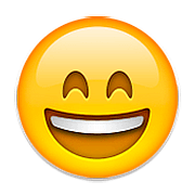 Emoji 😄 Faccina Con Sorriso E Occhi Sorridenti su Apple iOS 9.3.